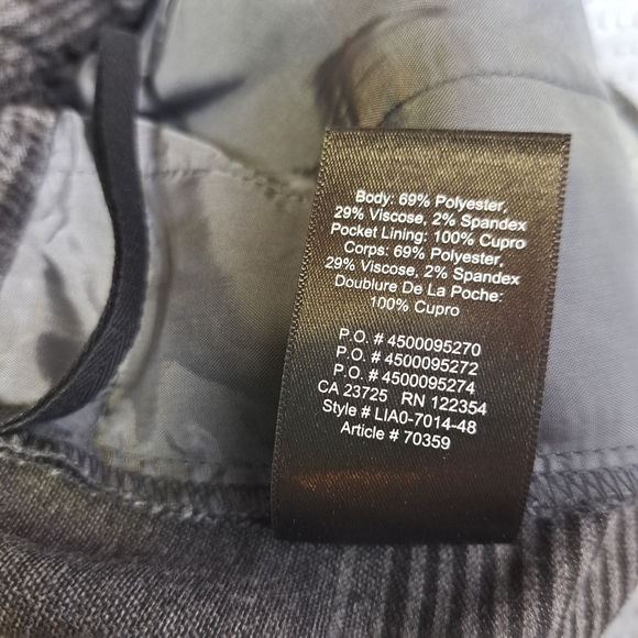 Aritzia Group‎ of Babaton Plaid Gray Skirt Tie Waist - Picture 10 of 10